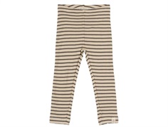 Petit Piao t-shirt allure blue/dark off-white striped